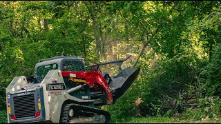 Vail Products Skid Steer Forestry Disc Mulcher - Takeuchi T12R2