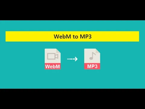 Download MP3 How to convert webm to mp3 online for free!