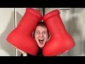 MSCHF BIG RED BOOTS ON FEET REVIEW GOT STUCK