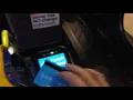 Punching in my Ventra card on the CTA