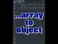 Convert Array to Object Like a JavaScript Wizard