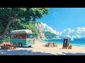 Download Lagu Coastal Lofi Sound 🎧 Beach Coffee for Summer Relaxing 🌊 Lofi Hip Hop for Study \u0026 Relax