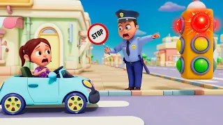 traffic rules song for kids road safety tips u0026 learning for children nursery rhymes u0026 cartoons
