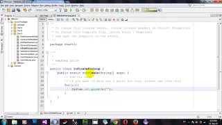 Infinite For loop in Java Netbeans
