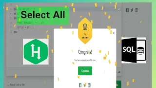HackerRank Practice SQL 03 Select All