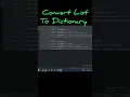 Create Dictionary from Parallel List