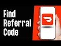 Where to Find the Referral Code in DoorDash