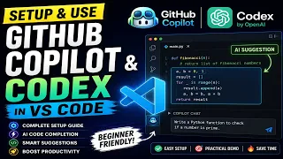 How to Setup GitHub Copilot Codex in VS Code Complete Beginner Guide