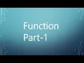 12 - Functions Part-1 in Python Arabic