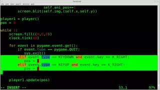 PyGame - Sprite Animation Walk Loop