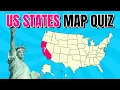 Guess All 50 U S States USA Map Quiz