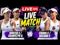 Hunter S Krawczyk D vs Chong E Hozumi E LIVE Tennis Doubles Match Live Score