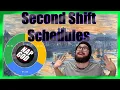 Best sleep schedules for SECOND SHIFT - Polyphasic sleep compatibility