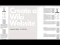 Wiki Page Built from Scratch html JavaScript - Source Code