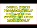 Drupal How to programmatically add image from external URL using media module 6 Solutions