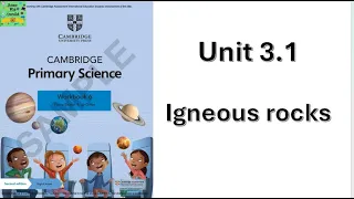 Cambridge Science Grade 6 Unit 3 1 Igneous Rocks Workbook Answers 