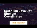 selenium java get element coordinates