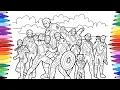 MARVEL AVENGERS ENDGAME COLORING ALL AVENGERS ENDGAME CHARACTERS WITH NEW SUIT ARMOURS