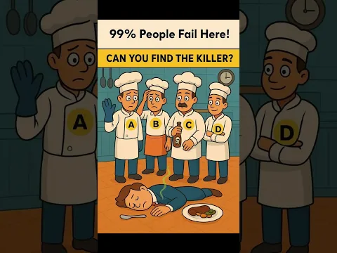 Who is the killer || 95% FAILS #braingames #shorts