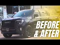 BEFORE AFTER 2021 GMC Yukon Denali XL