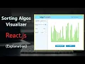 Sorting Algorithm Visualizer React js Explanation
