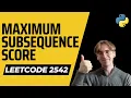 Maximum Subsequence Score - LeetCode 2542