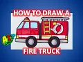 How to Draw a FIRE TRUCK