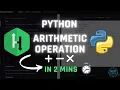 Python Arithmetic Operations in 2 Minutes Add Subtract Multiply HackerRank