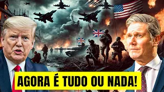 EUA e UK Selam Acordo Explosivo: "Estamos Prontos para Colocar Tropas e Aviões em Ação na Ucrânia!"