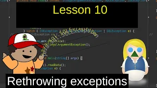 Exceptions Lesson 10 rethrowing exceptions