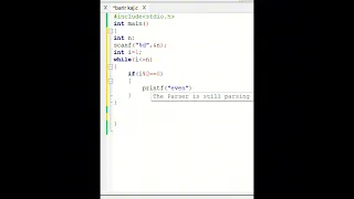 Write a C programme to print all the Even numbers between 1 and N using while loop