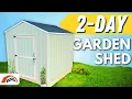 Complete DIY Shed Build Basic 8x8