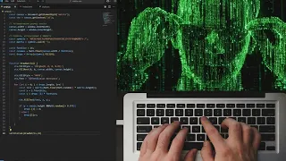 I Created MARTIX ASMR Programming Martix Javascript - No Talking Coding