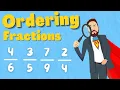 Ordering Fraction With Different Denominators
