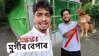 Our new CHICKEN Buisness 😼 - মুৰ্গী বেচিব মহন্ত ই 