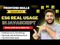FRONTEND SKILLS Ep 4 3 - ES6 JavaScript Debounce vs Throttling Symbol Destructure
