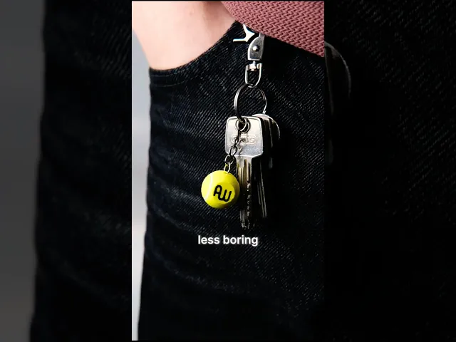 Tennis Ball Keychain - with Stash video thumbnail