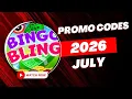 Bingo Bling Promo Codes July 2026 Free Coins Rewards
