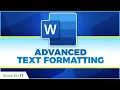Advanced Text Formatting in Microsoft Word