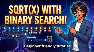 Sqrt x w Binary Search Leetcode 69
