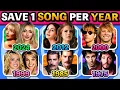 Lagu SAVE 1 SONG PER YEAR 🎶 2024 - 1975 ✨ (6 Songs Each Year) | Music Quiz