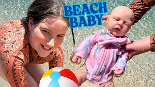 beach games with baby mimi
