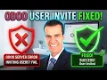 Fix Odoo Inviting Users and Odoo Server Error