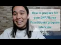 Nurse Practitioner Interview Tips