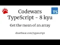 Codewars - Typescript