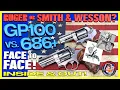 Ruger or S W GP100 vs 686 Direct Comparison Inside Out