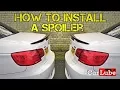 ANY CAR - How to fit a no drill rear spoiler