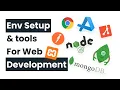 Environment setup for web development Setting up local development environment