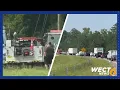 Brunswick County gas leak snarls traffic on U S 17 lanes begin to reopen