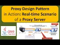 Proxy Design Pattern in Action Real-time Scenario of a Proxy Server